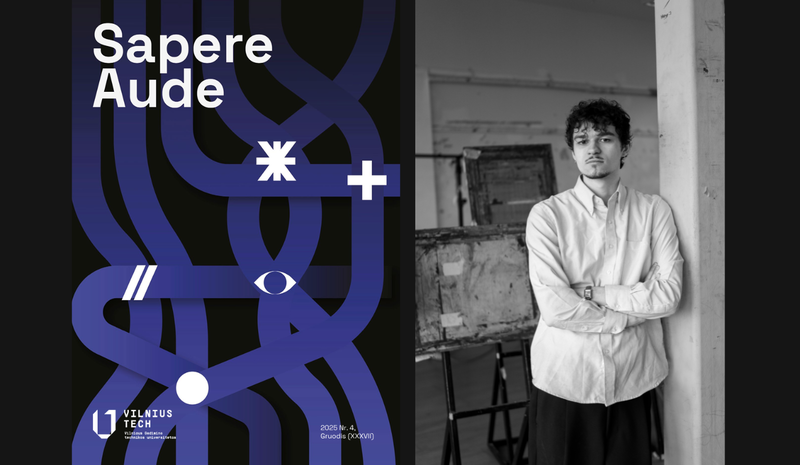 SAPERE AUDE viršelio autorius A. Pucėta: „Kūryba jungia disciplinas“